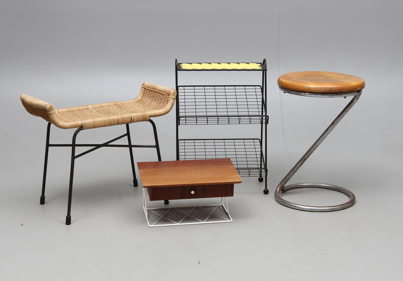 PARTI MÖBLER, 4 delar, 1900-tal.