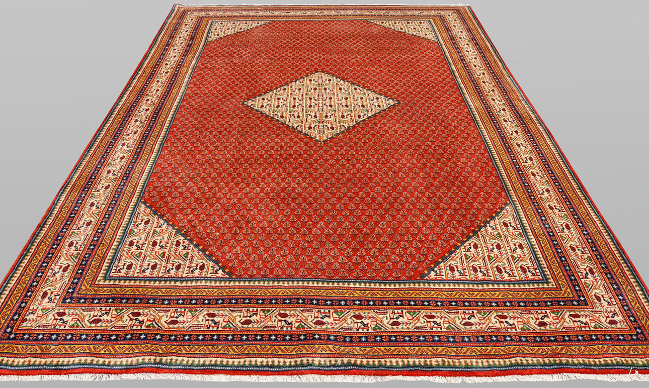 TEPPICH. Persisch, Saruk-mir, 294 x 209 cm.