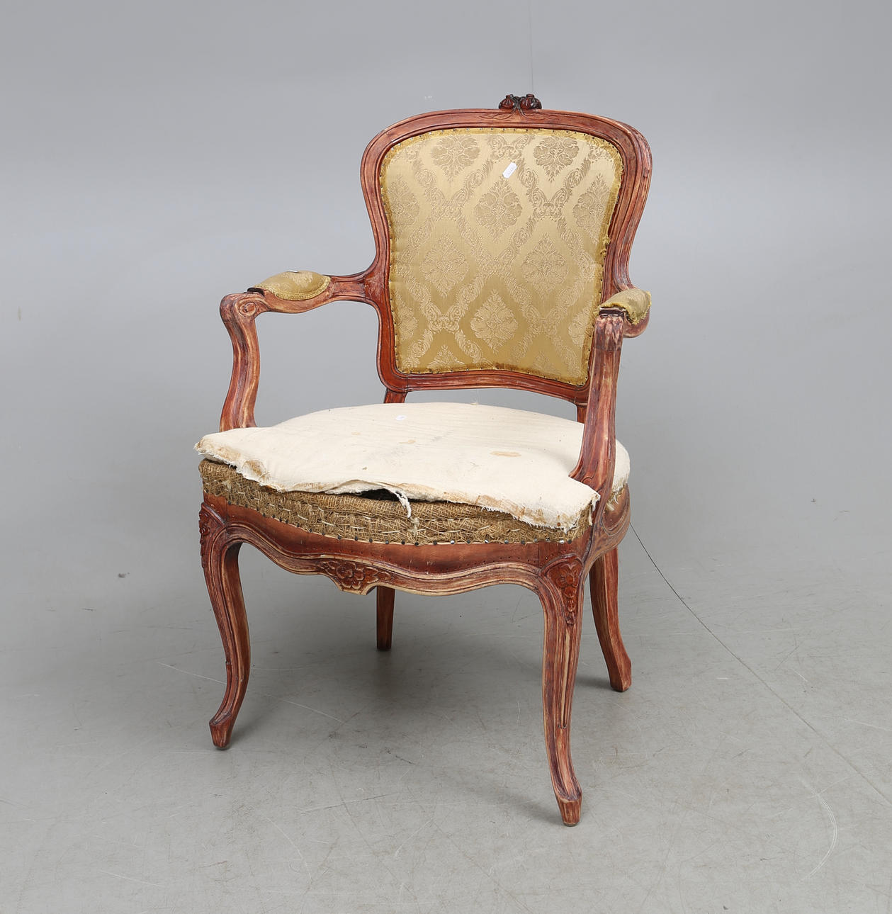 KARMSTOL, rokokostil, 1900-talets mitt.