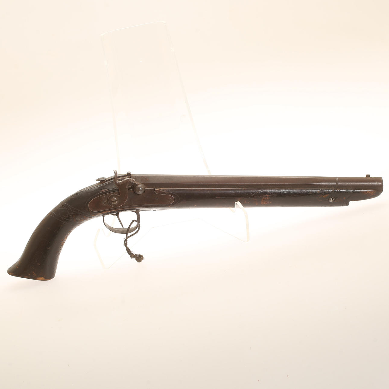 BUCKLE PISTOL, simpler manufacture, circa 1850.