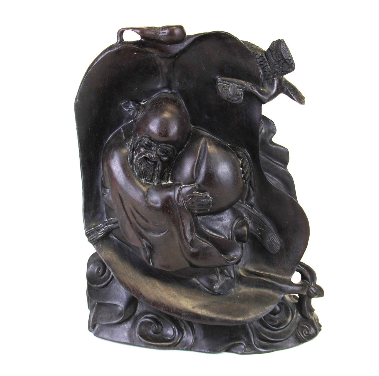 STOR KINESISK FIGUR AF EN HELDIG GUD.