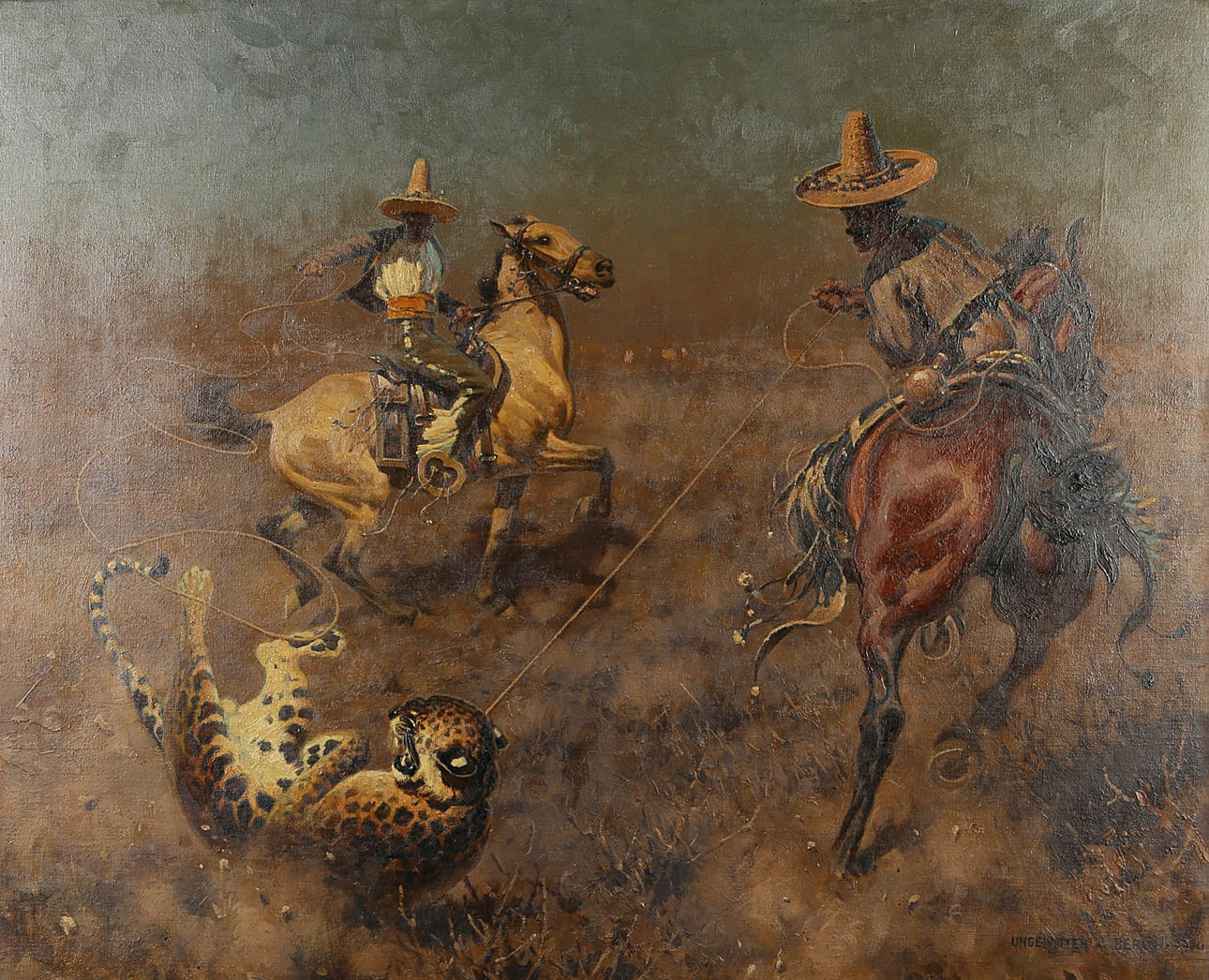 HUGO UNGEWITTER. oil on canvas, dated Berlin, 1920.