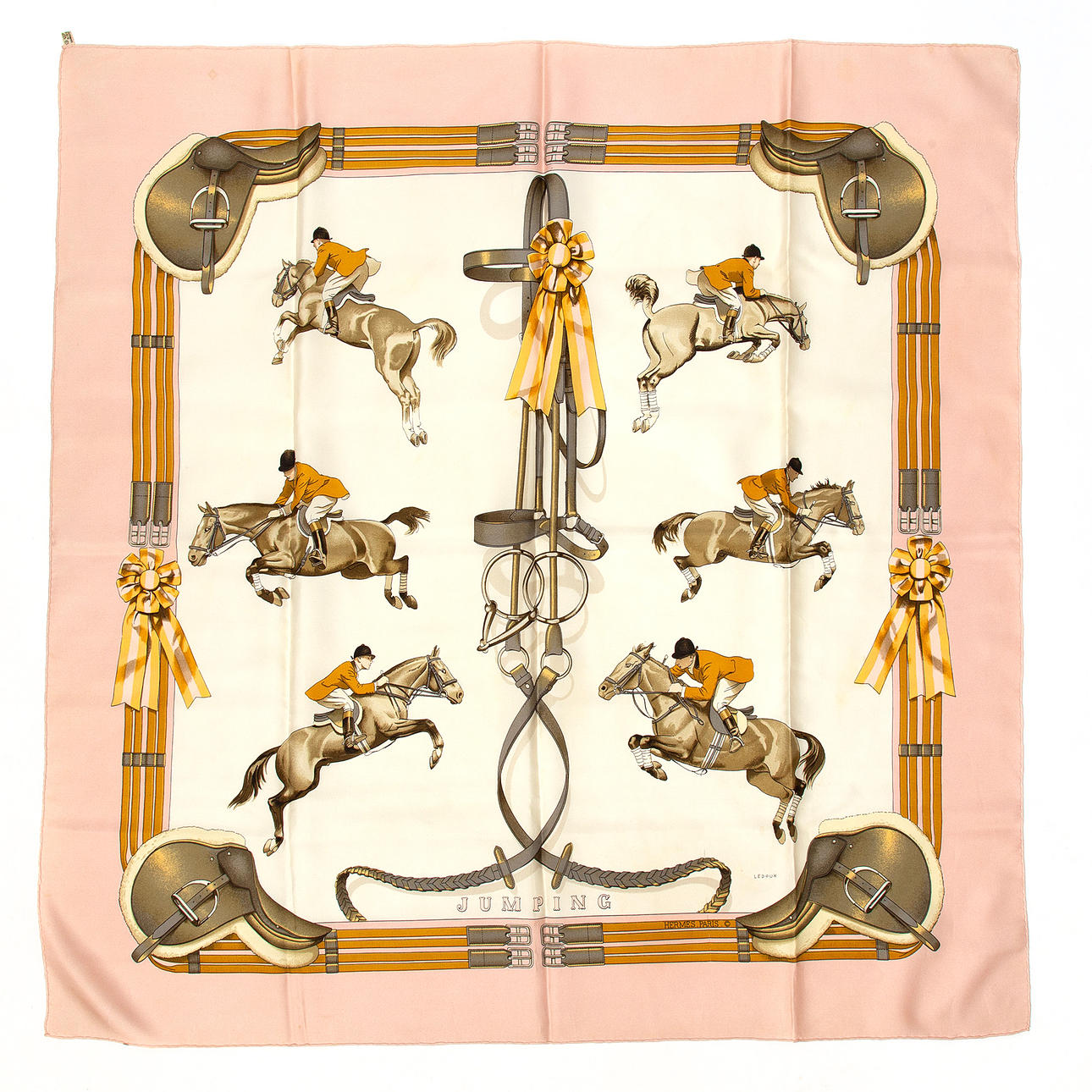 HERMÈS, Schal, "Jumping".