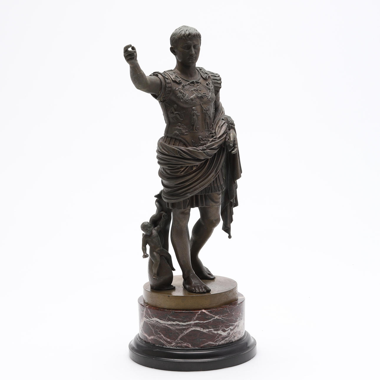 UKENDT KUNSTNER, skulptur, "Augustus fra Prima Porta".