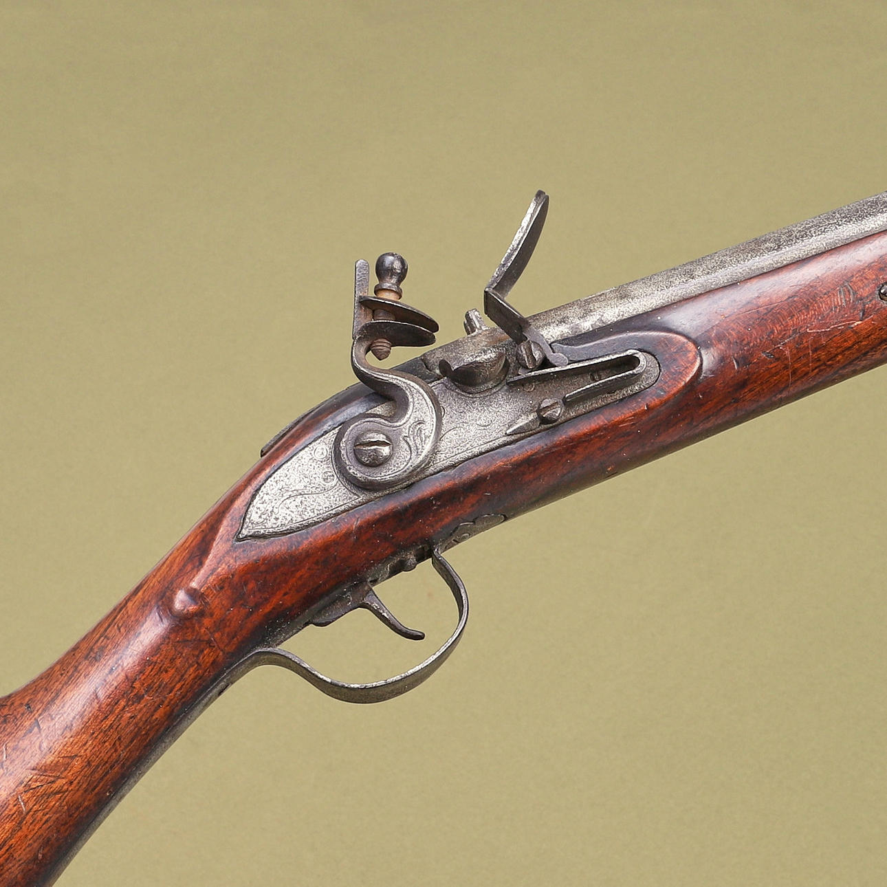 HUNTING RIFLE, barrel marked 1658.