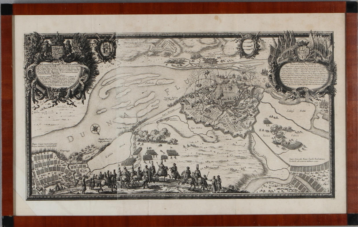 KARTA, "Delineatio Regiae Urbis Rigae et Obli".