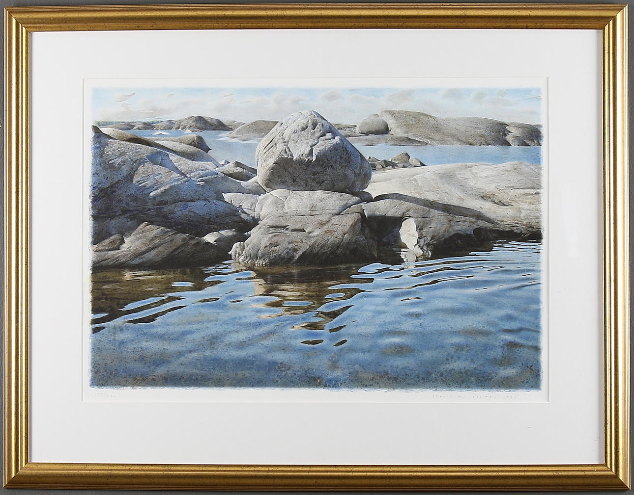 STANISLAW ZOLADZ. Litografi, signerad, numrerad 159/290 och daterad 1995.