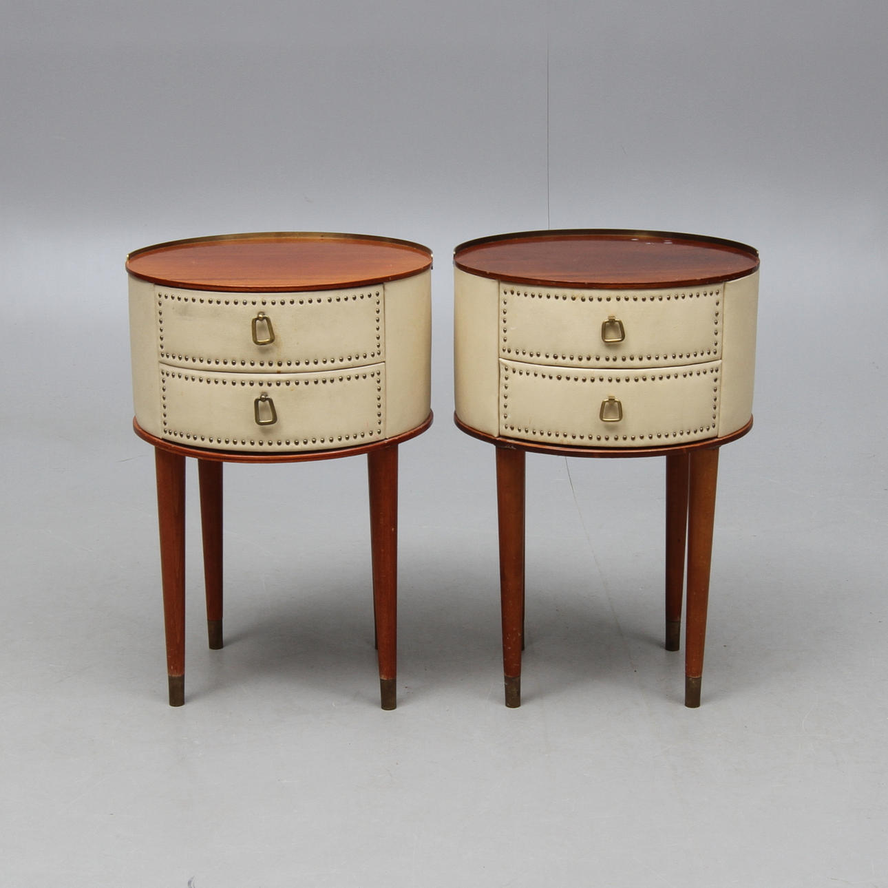 SÄNGBORD, 1 par, Halvdan Petterssons Möbelfabrik, Tibro, 1950-tal.