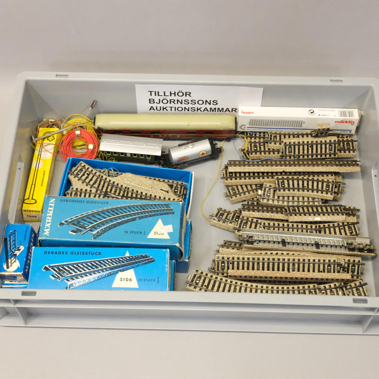 MÄRKLIN TILLBEHÖR TILL TÅGBANA.