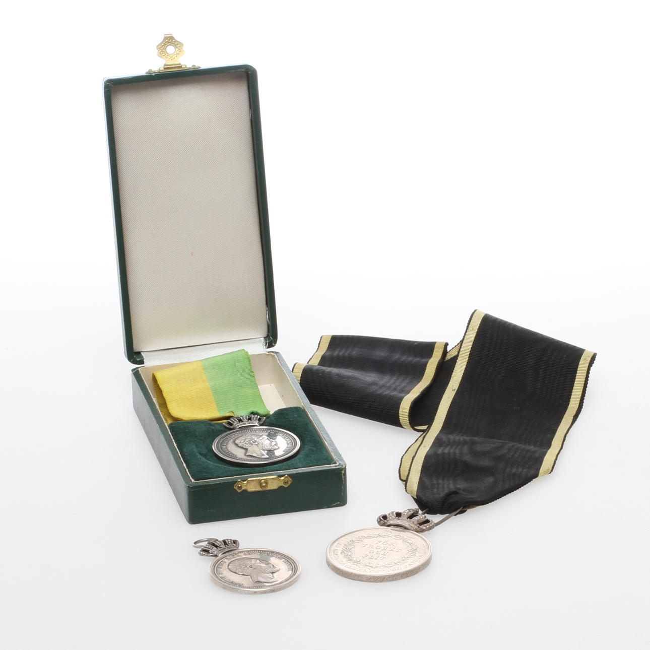 MEDALJER, 3 st, silver, Oscar II.