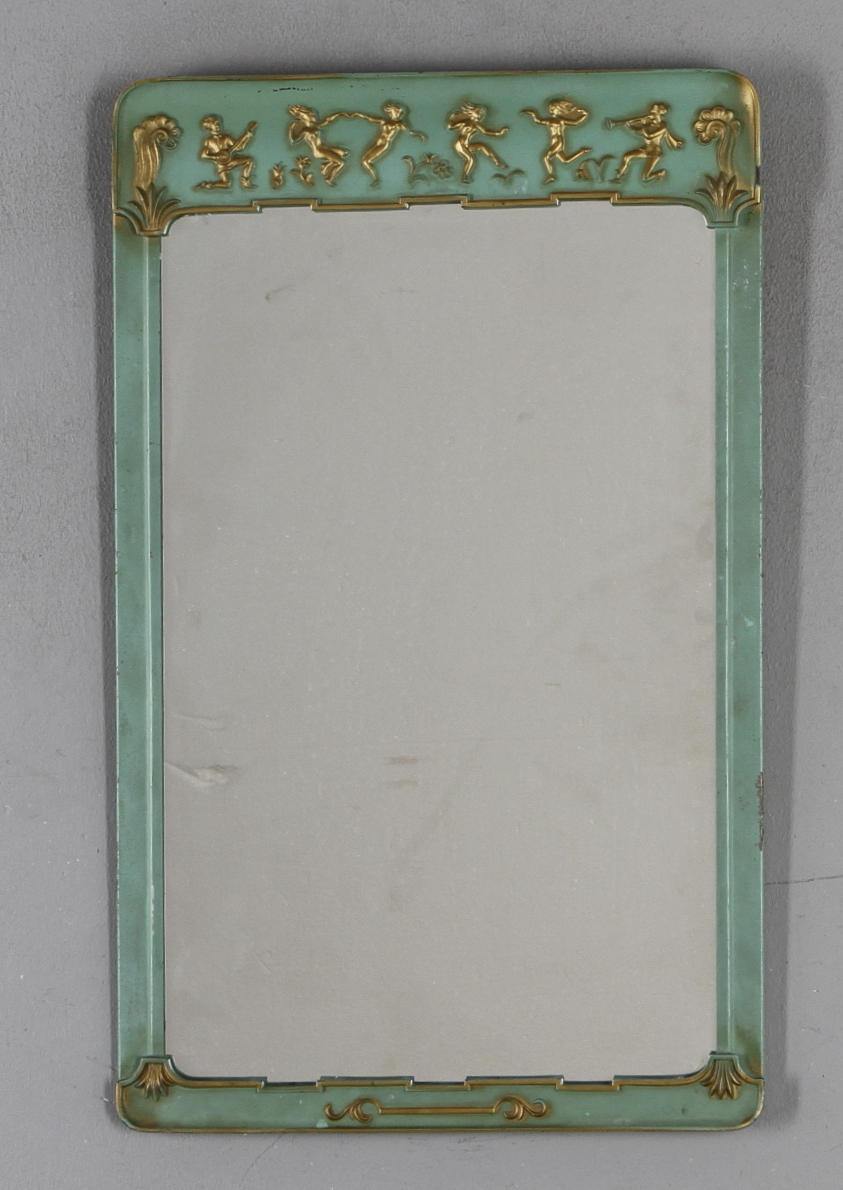 SPEGEL, metall, art deco, 1900-talets första hälft.