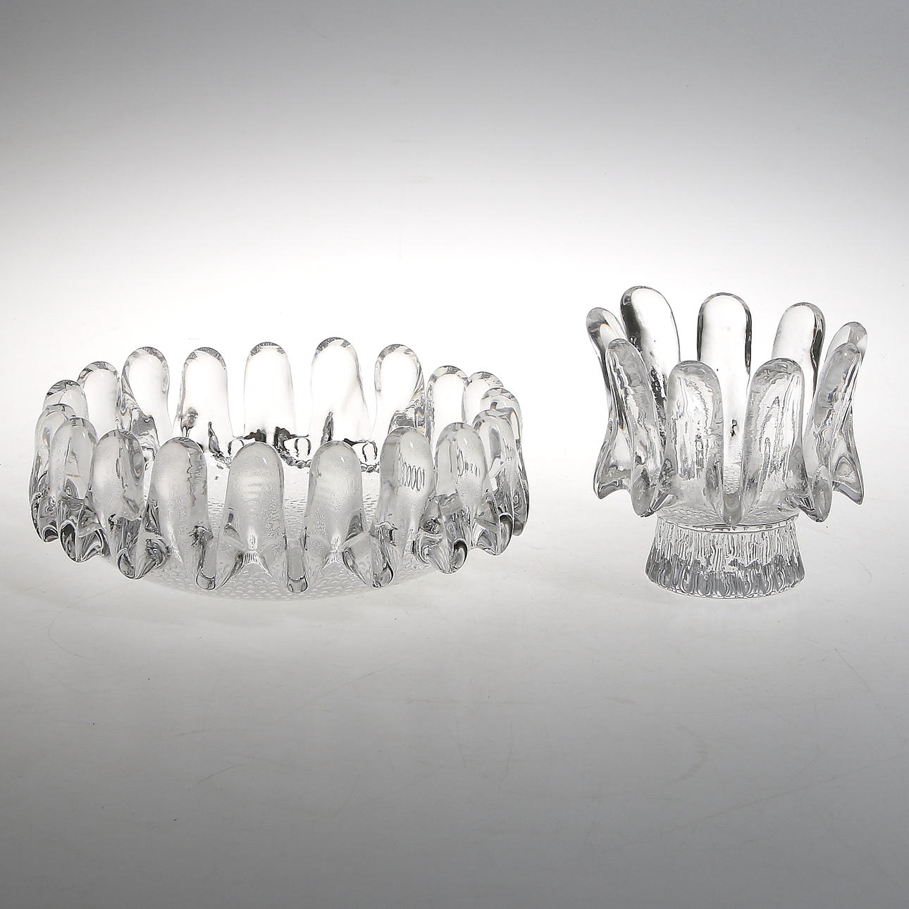 SKÅL och LJUSLYCKTA, glas, "Sunflower", Göran Wärff, Kosta Boda.