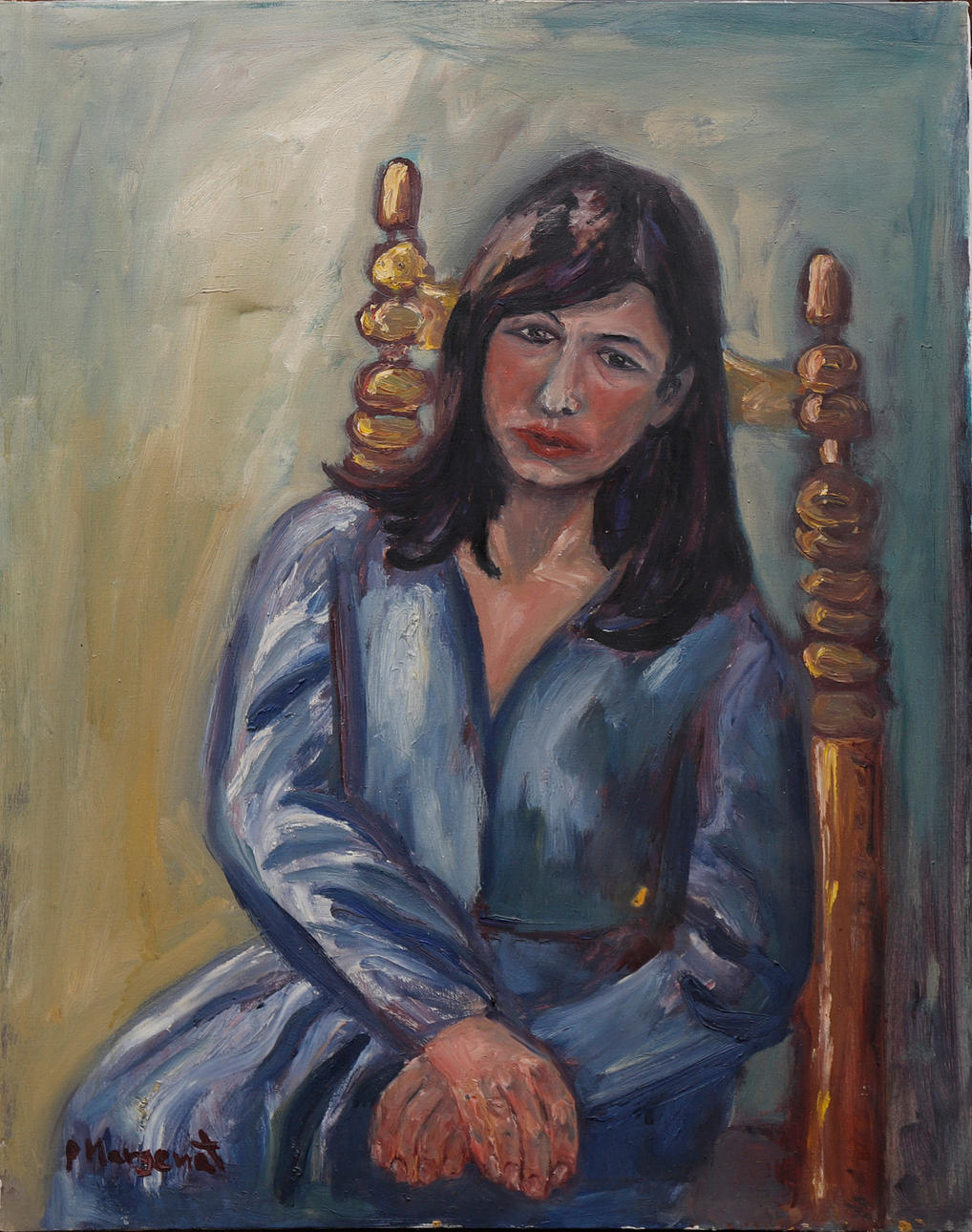 PILAR MARGENAT. Una joven.