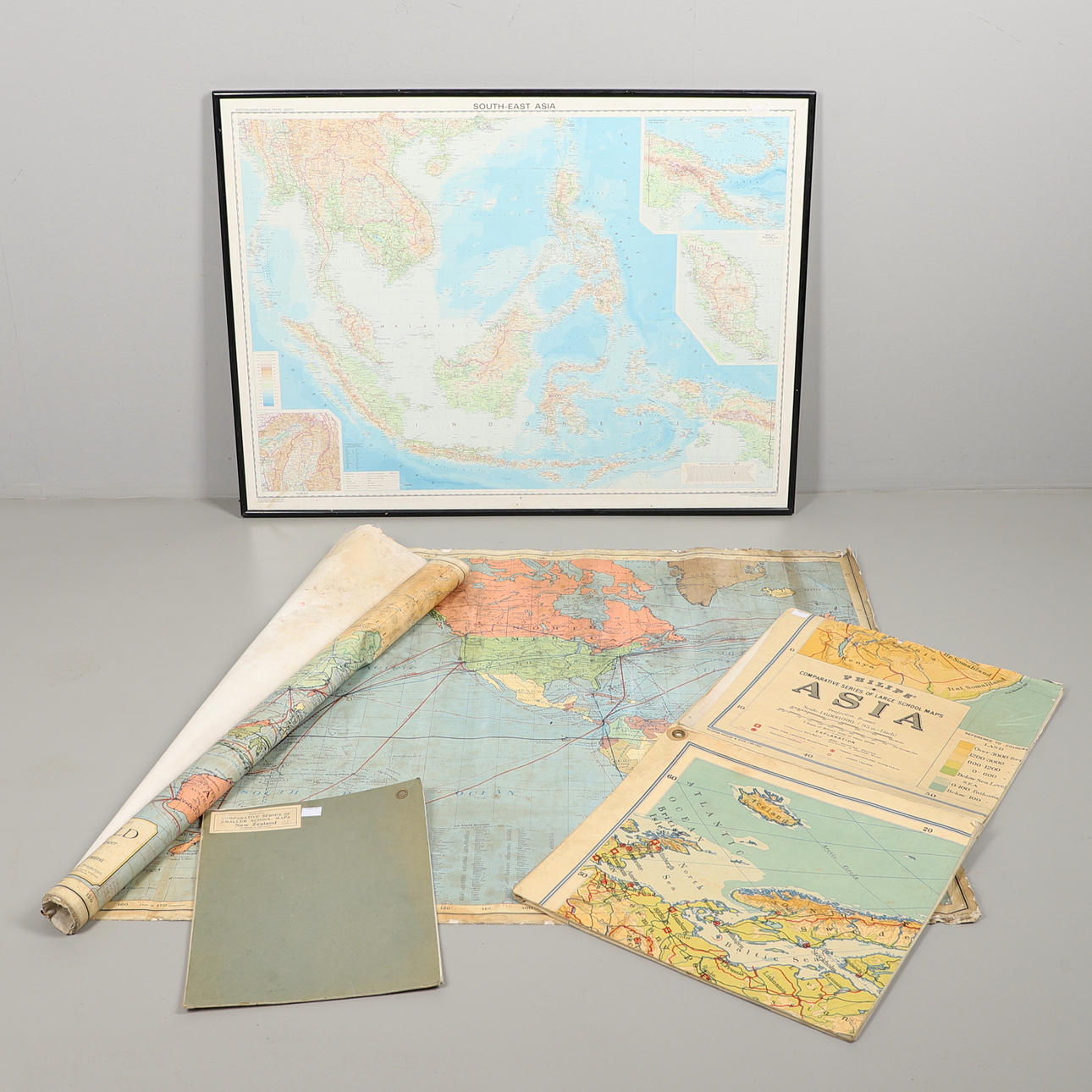 A SMALL COLLECTION OF VARIOUS MAPS. Books, Maps & Manuscripts - Maps ...
