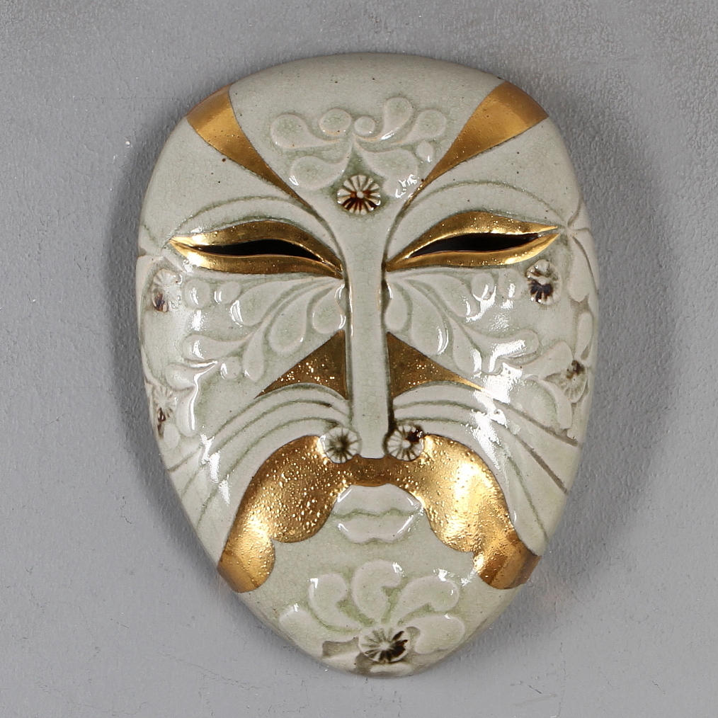 MASK, keramik, Demon 5, Lisa Larson, Gustavsberg.