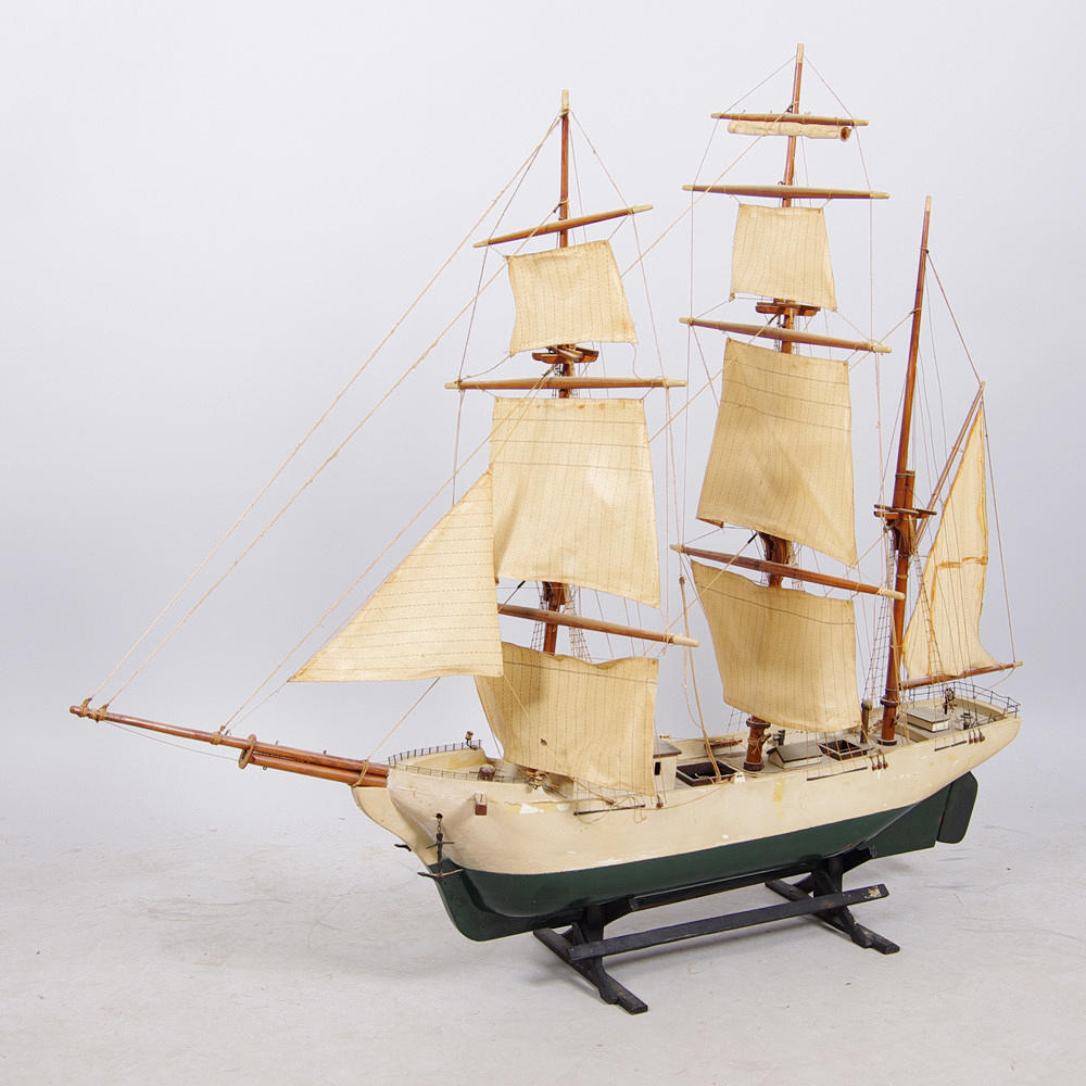 FARTYGSMODELL, segelbåt.