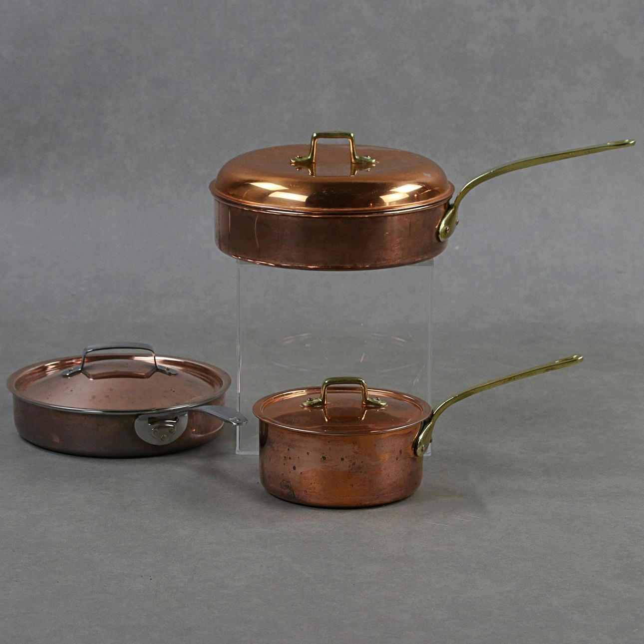 KOPPARKASTRULLER, 3 st, 1900-talets andra hälft.