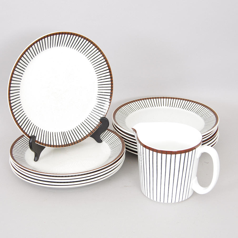 SERVISDELAR, "Spisa Ribb", Stig Lindberg, Gustavsberg.