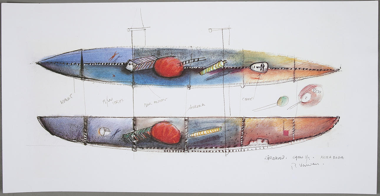 BERTIL VALLIEN. Serigrafi, signerad och numrerad i trycket, 7/3.