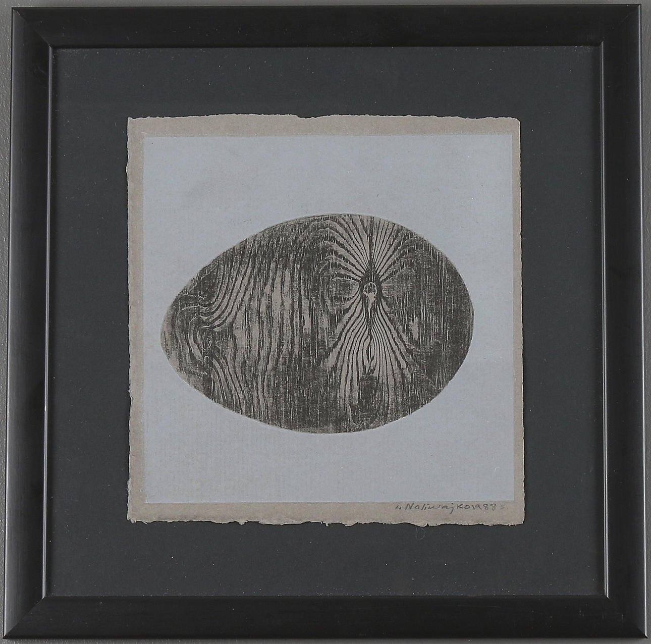 JAN NALIWAJKO. Träsnitt, signerad och daterad 1988.