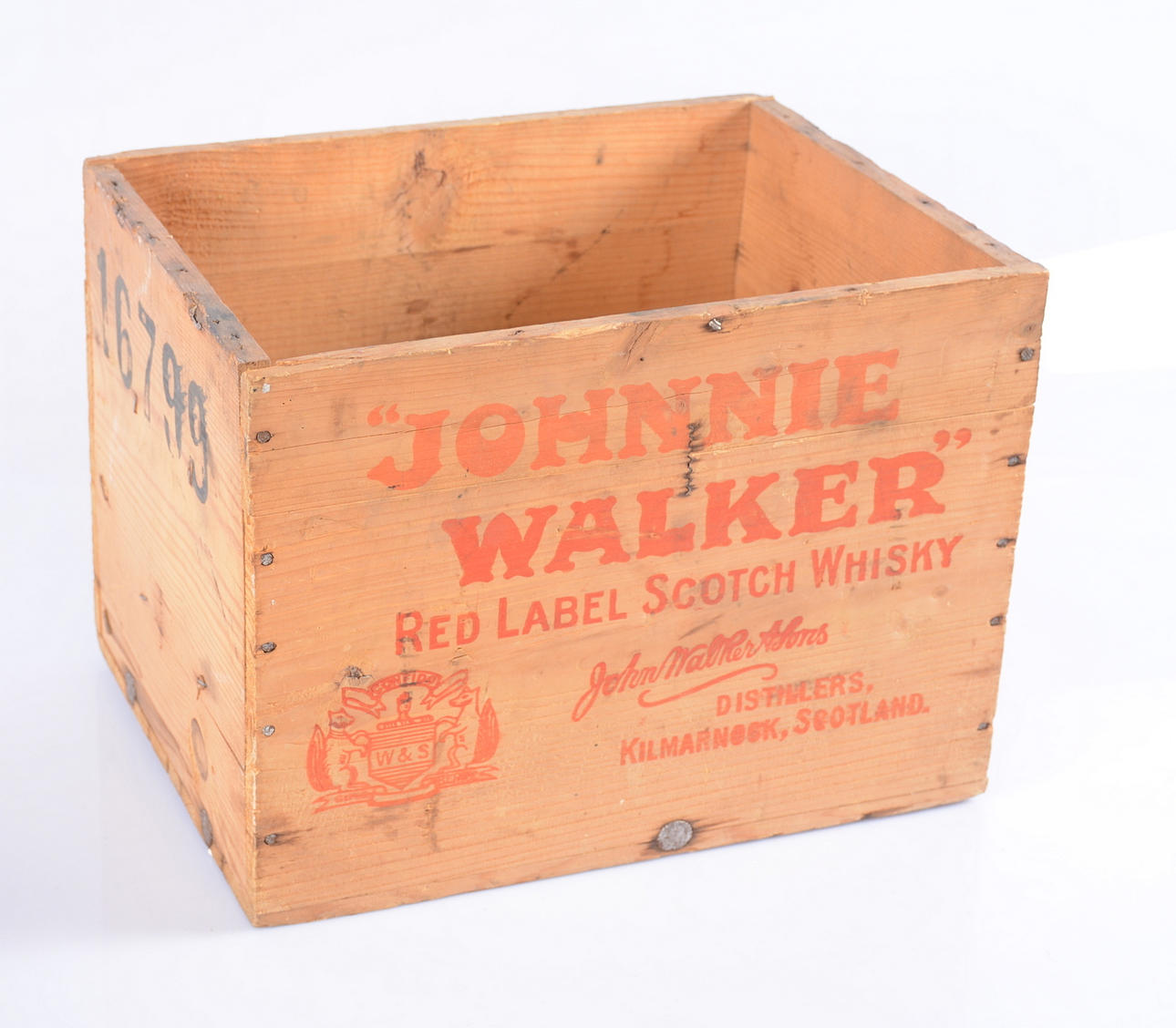 WOODEN BOX JOHNNIE WALKER.