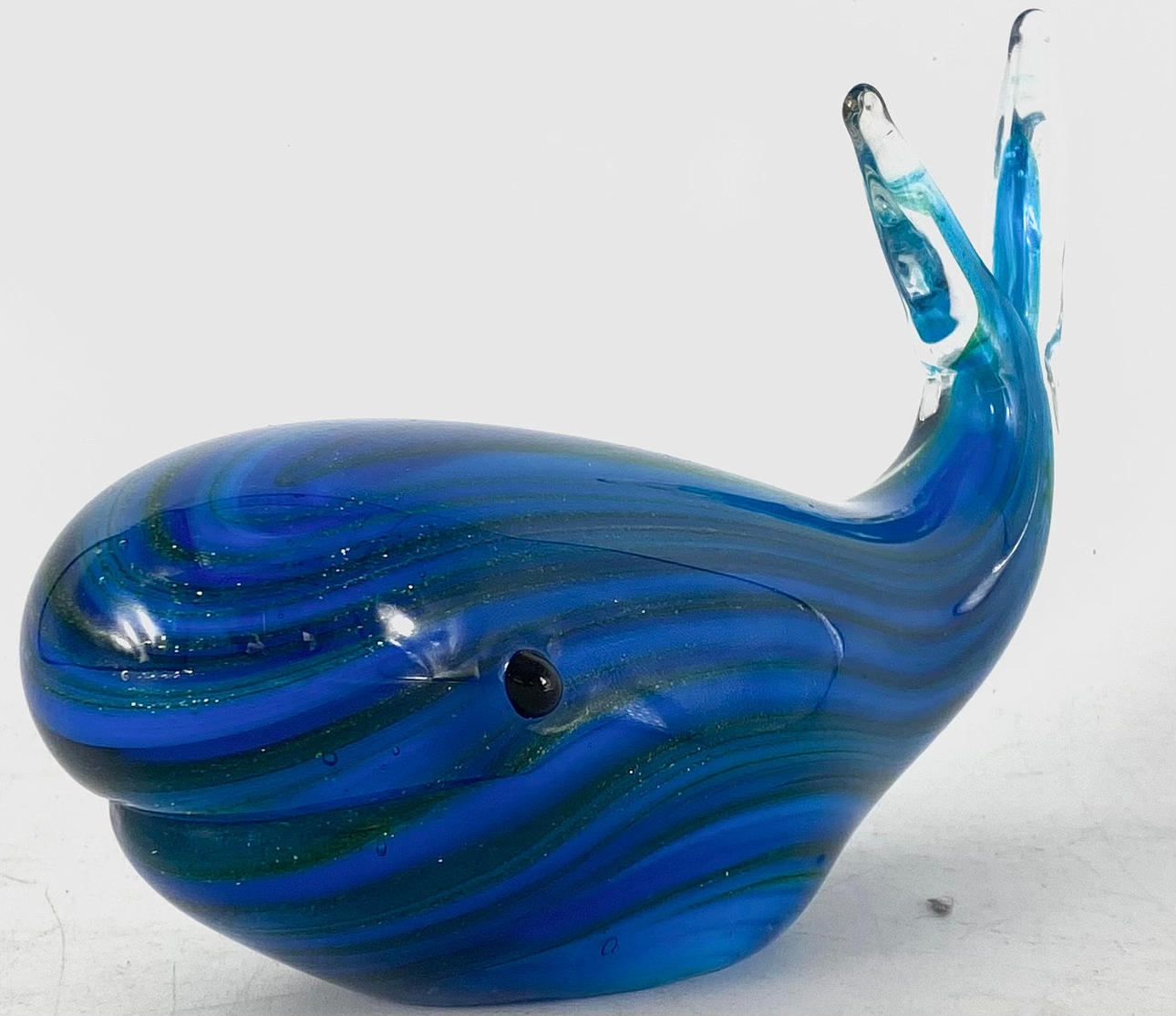 MURANO GLASS WHALE.