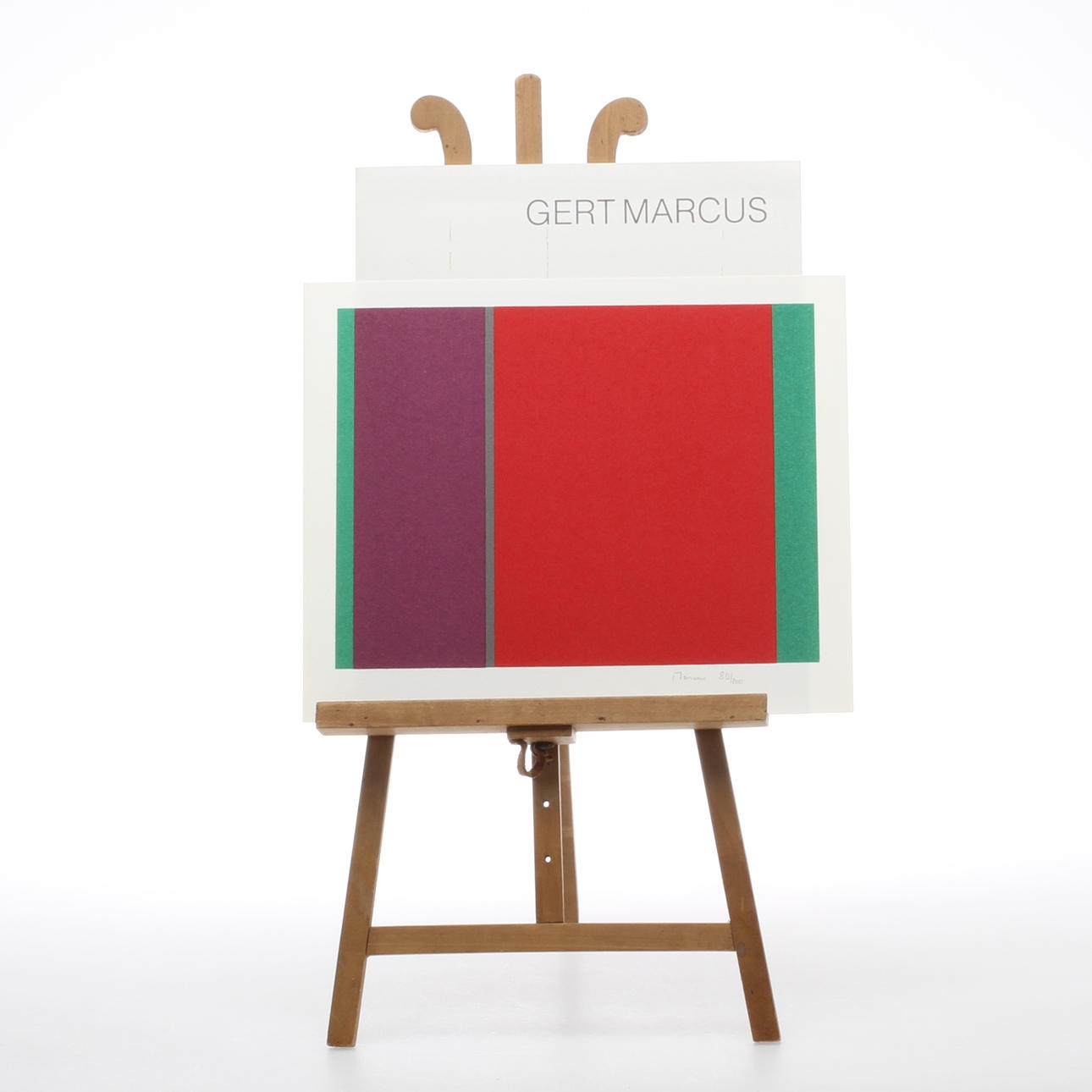 GERT MARCUS. lithograph, signed and numbered 80/100.
