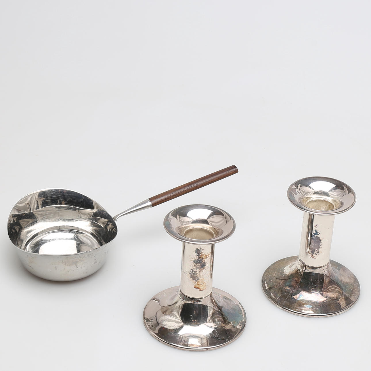 PARTI metall och nysilver, 3 delar, bl a Nuance Curve, Marcus Vagnby, Danmark.