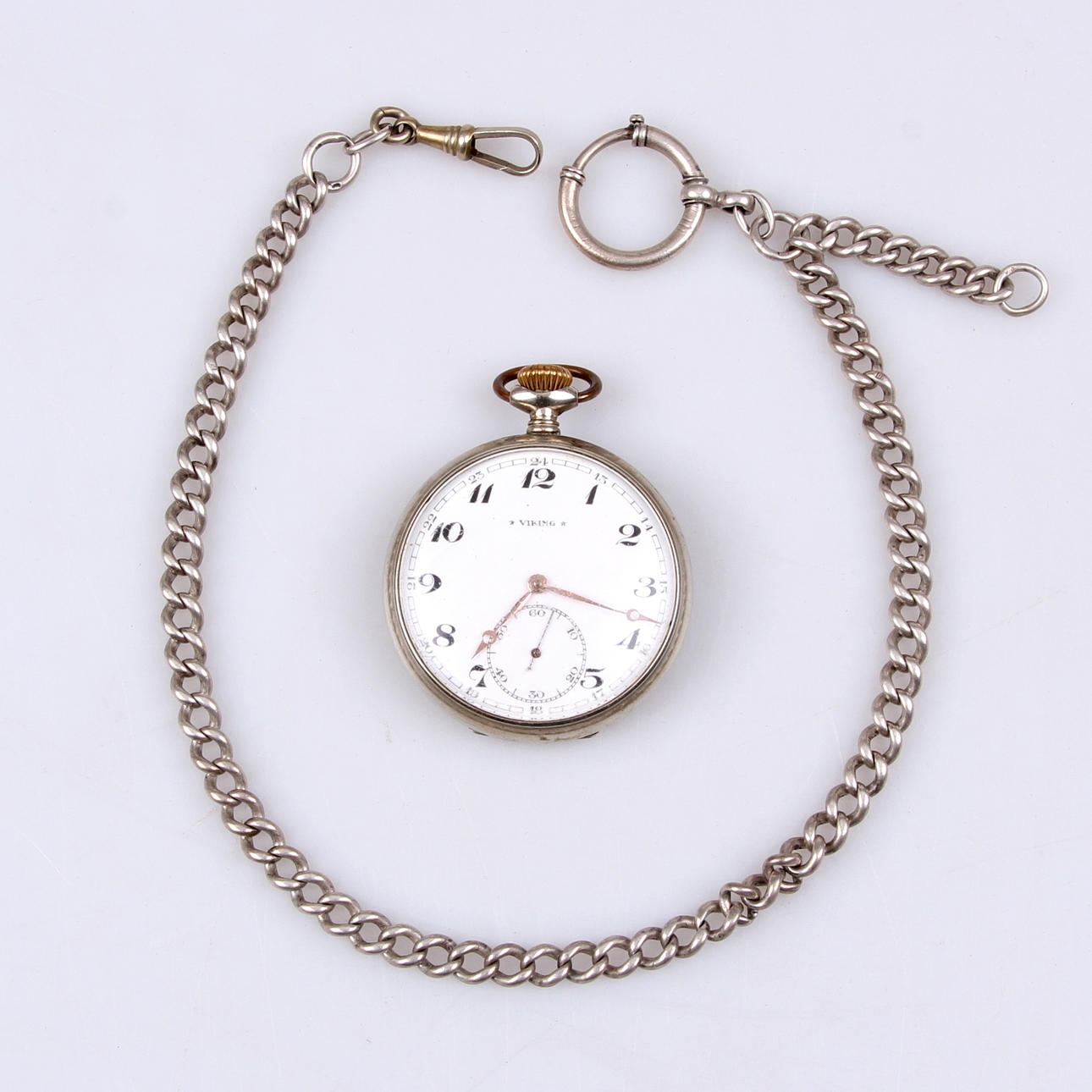 FICKUR, med silverkedja, Viking, 1900-tal.
