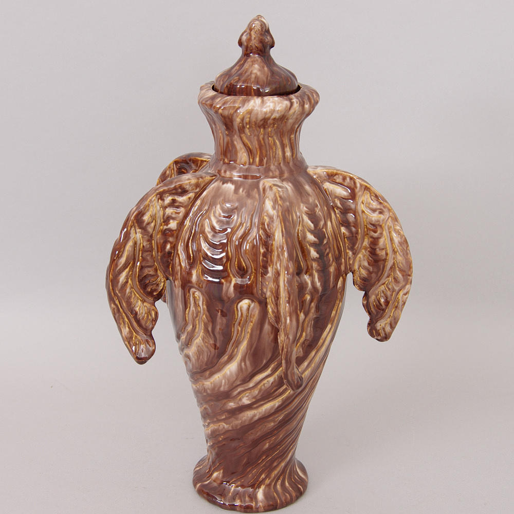 LOCKURNA, keramik, K.R. Svensson, Höganäs, sekelskiftet 1800/1900.