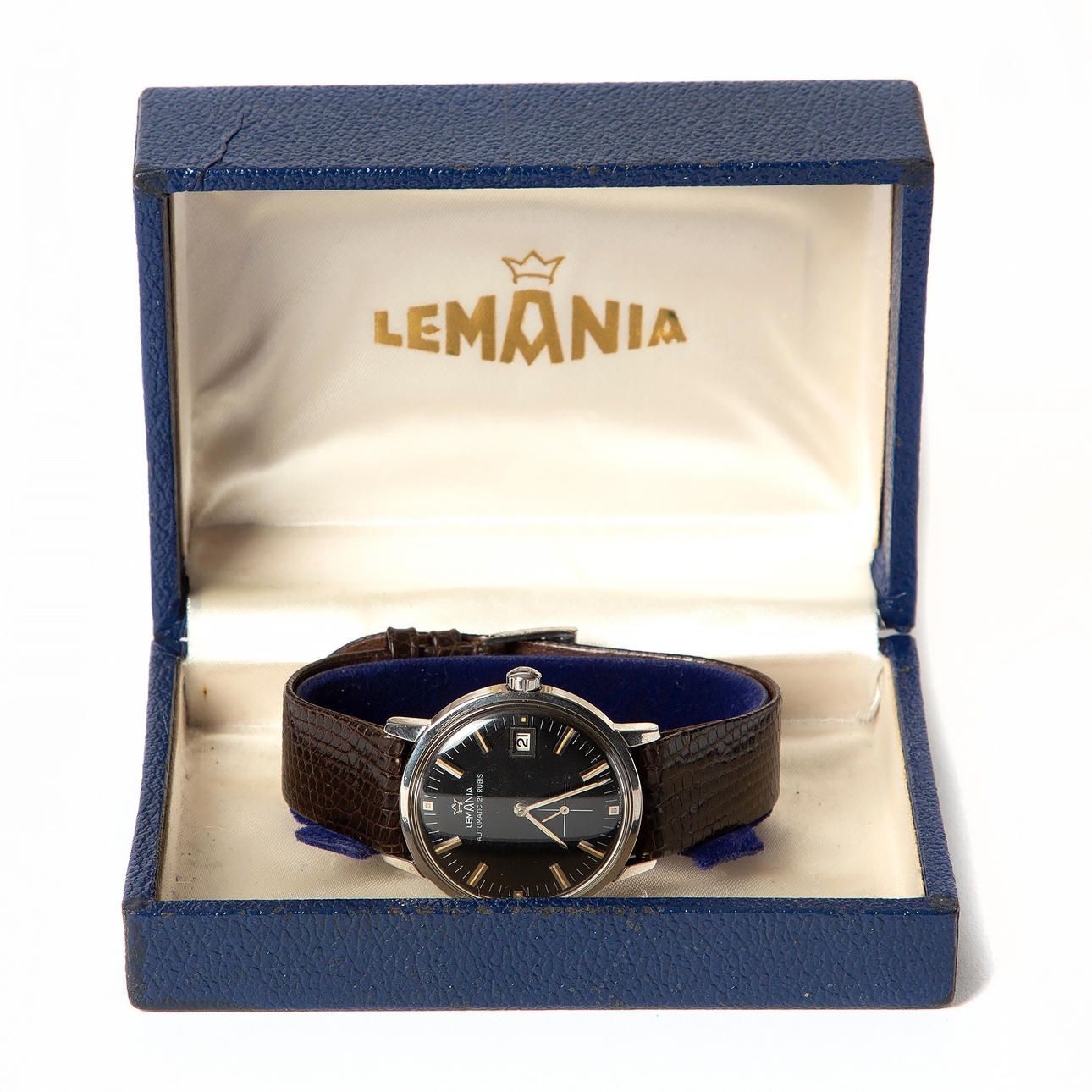 LEMANIA, wristwatch, 1960s.