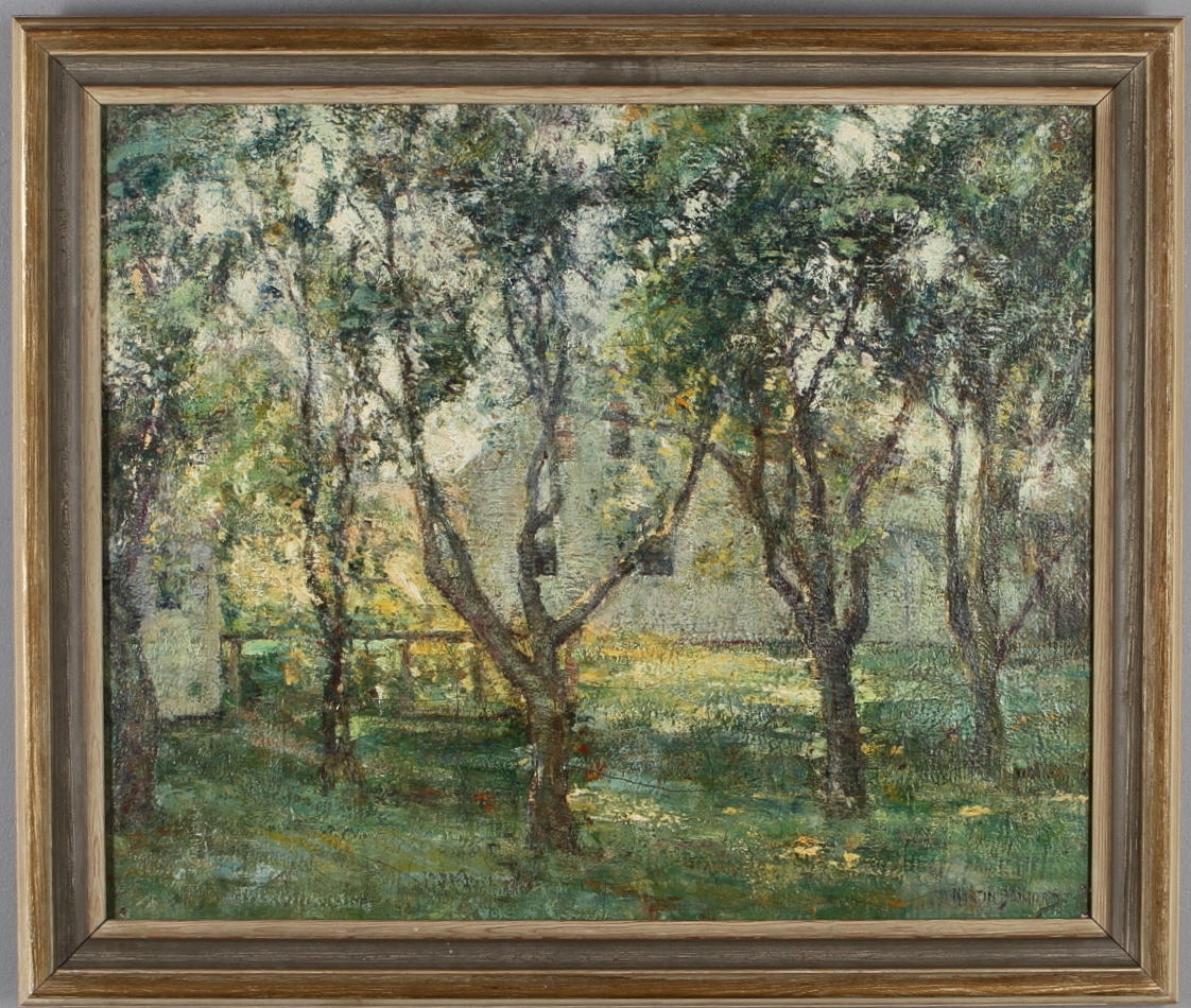 MARTIN BORGORD. olja på duk, signerad.