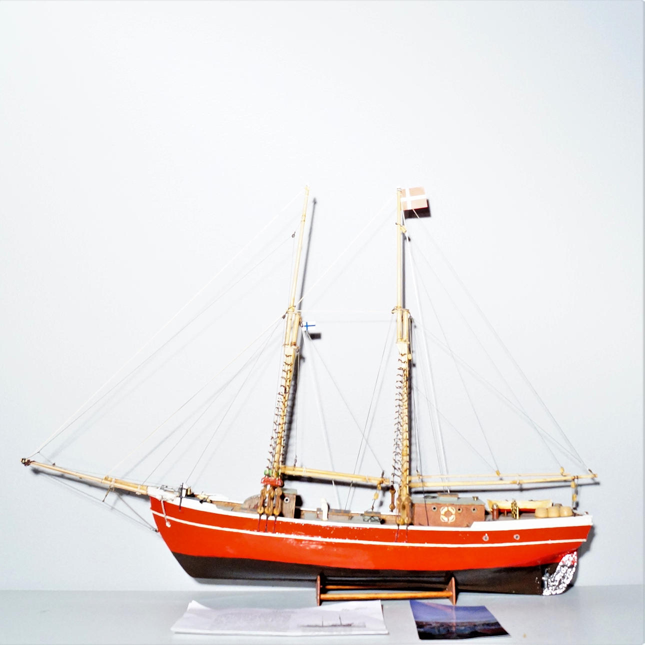 SHIP MODEL, "Lilla Dan", Gullholmen.