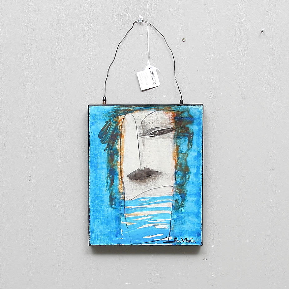 LILLIAN MICHELIN. Olja på duk, signerad.