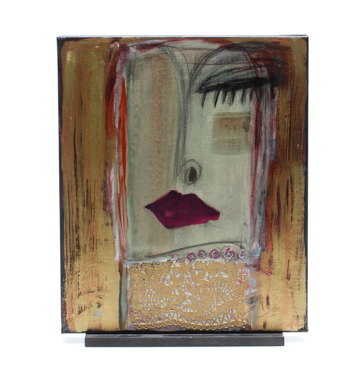 LILLIAN MICHELIN. Blandteknik, signerad.