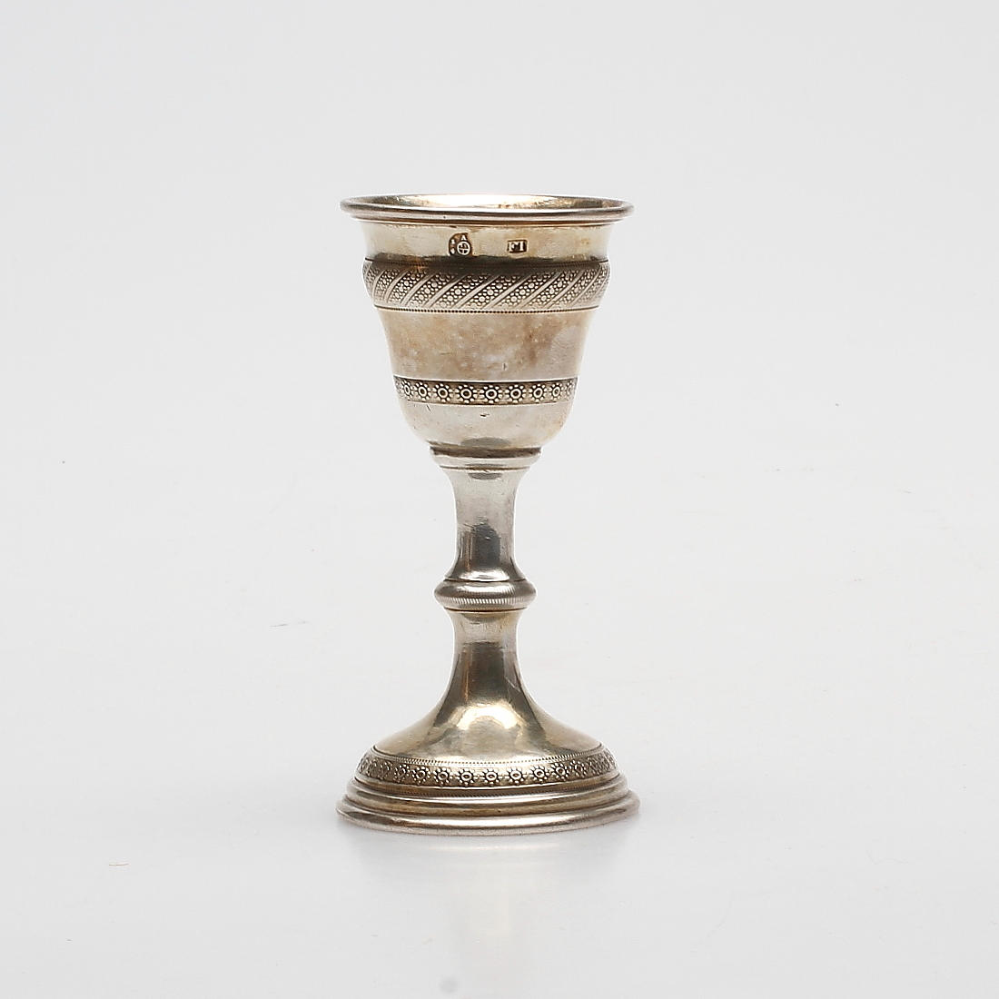 SOUP CUP, silver, Austria, 19th century. Weight about 69 grams.