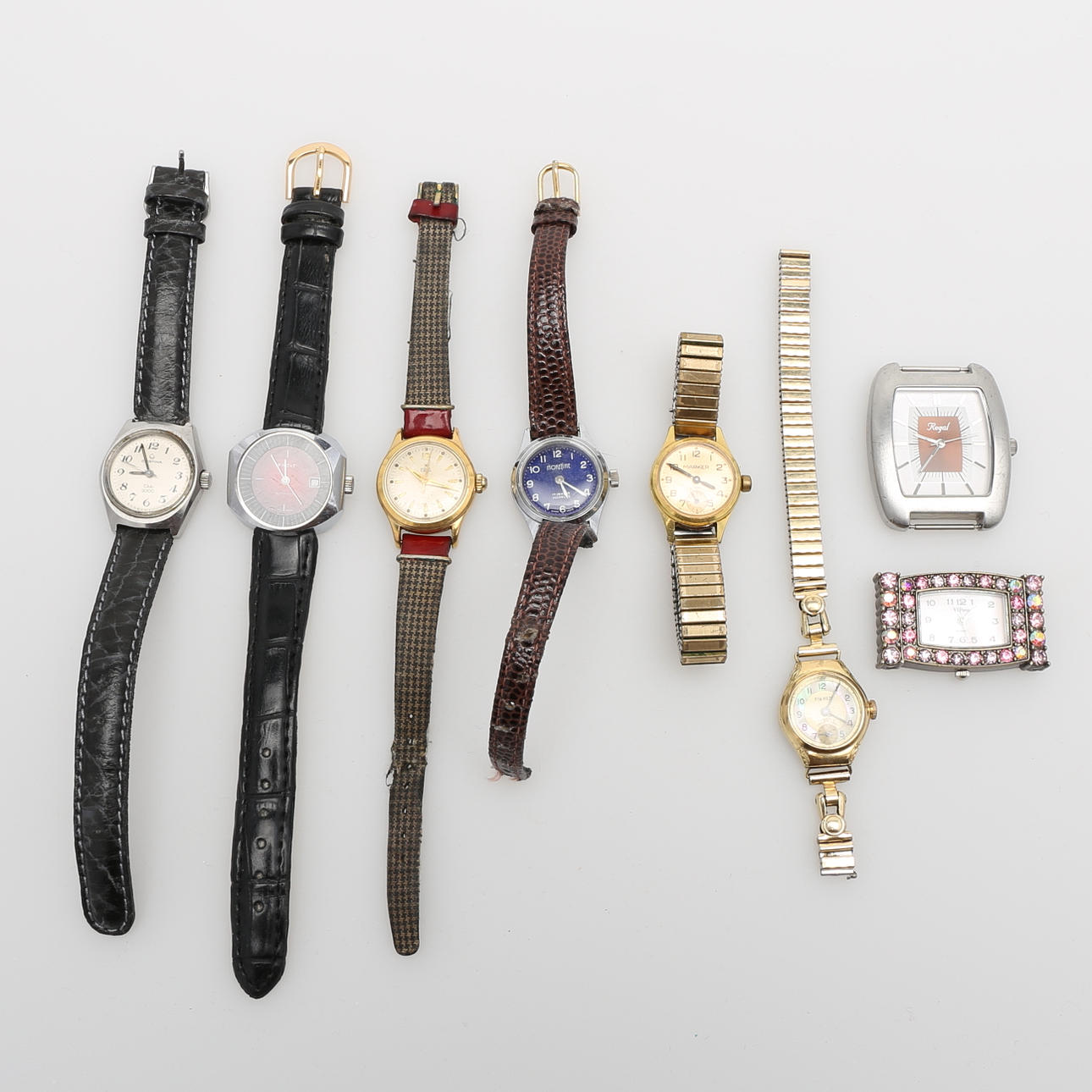 ARMBANDSUR, 8 st, bland annat Ebel samt TIDTAGARUR.