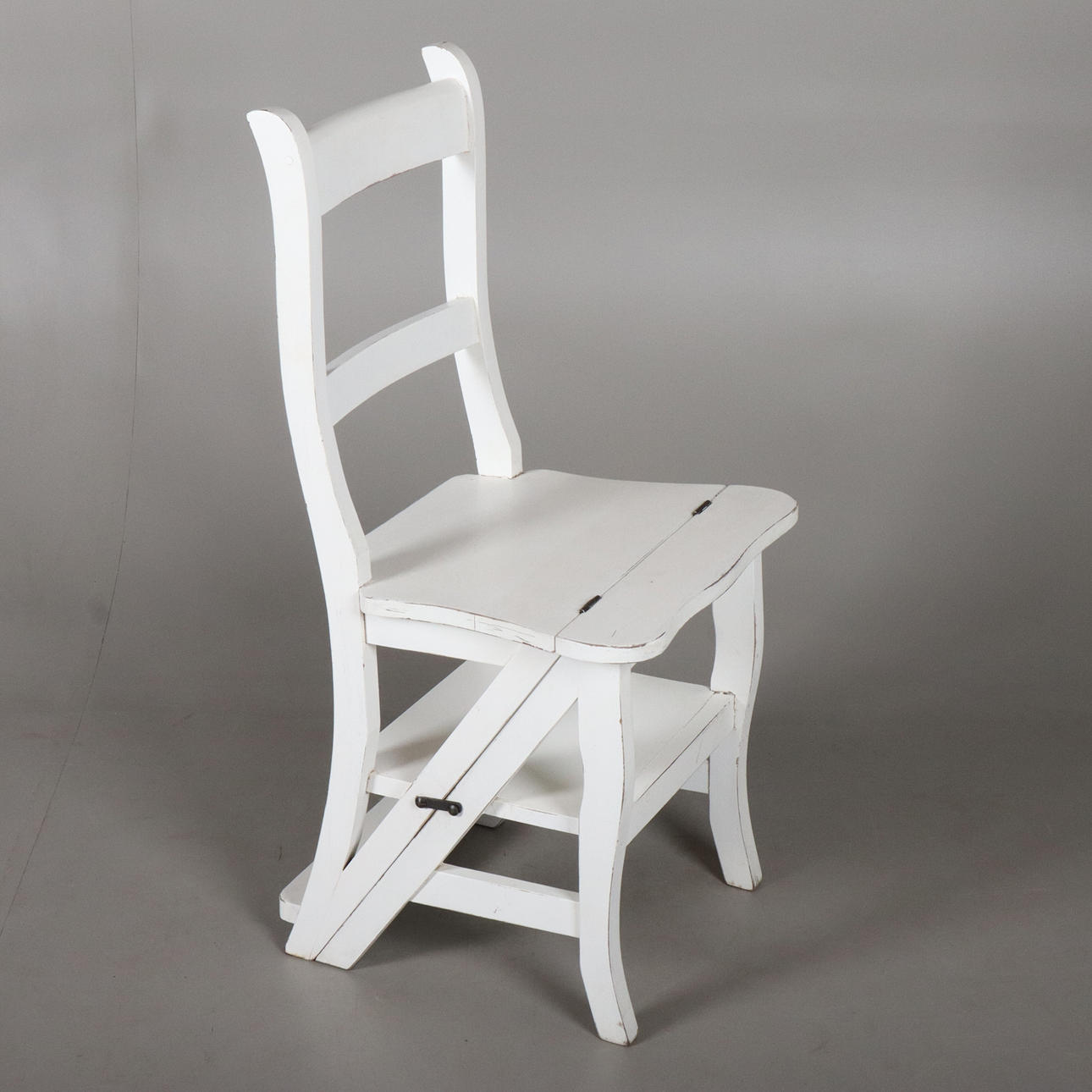 LEITER/ Stuhl 1 Stk., klappbar, lackiert.