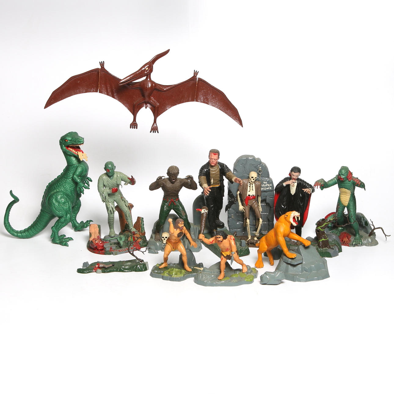 FIGURES / MODELS, plastic, Aurora models, USA. 1960s.