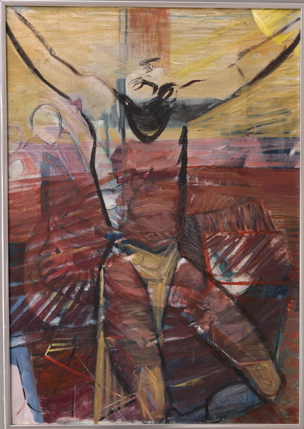 WANJA "NONES" HÅKANSSON. Olja på duk.