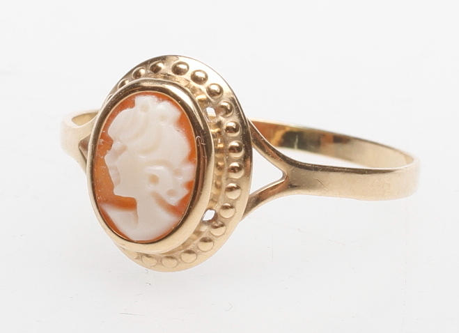 CAMÉRING, 18k guld, vikt ca 1,1 gr.