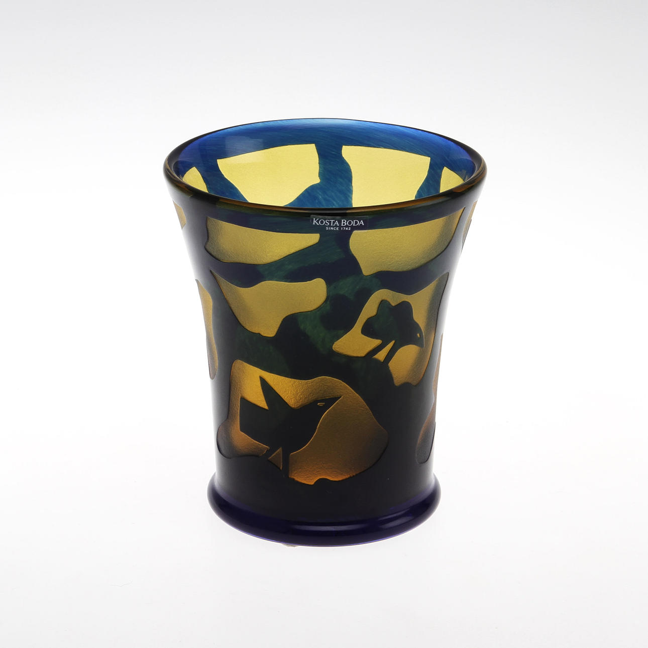 VAS, glas, Bertil Vallien Kosta Boda Atelier. Signerad 984001/1000.