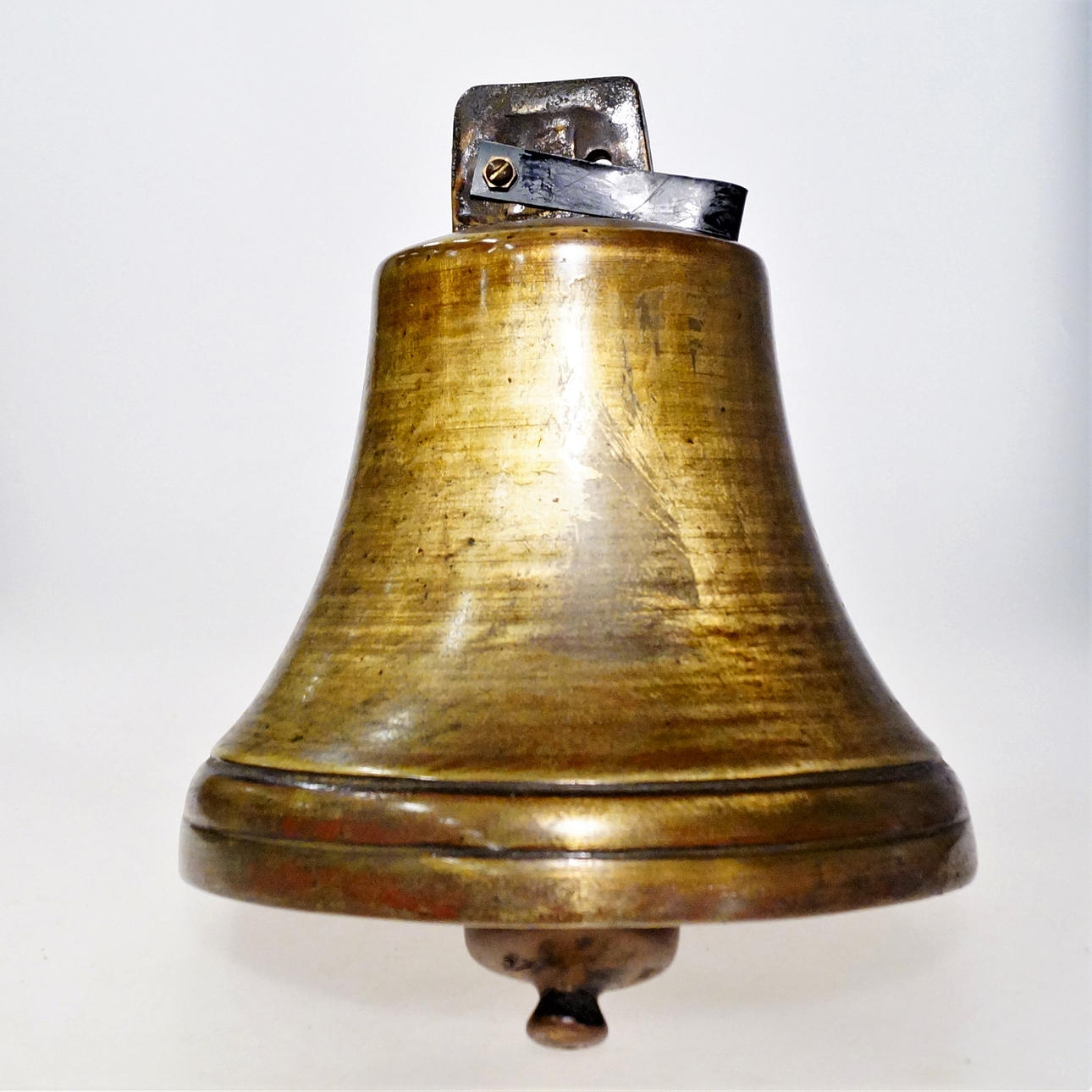 SHIP'S CLOCK, brass.