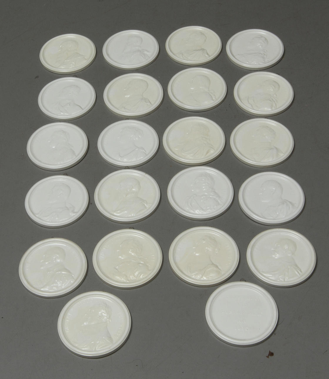 REGENTLÄNGD, medaljreliefer, Gustavsberg, 1916.