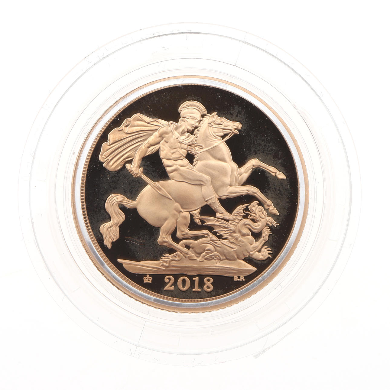 THE UK 2018 GOLD PROOF SOVEREIGN.