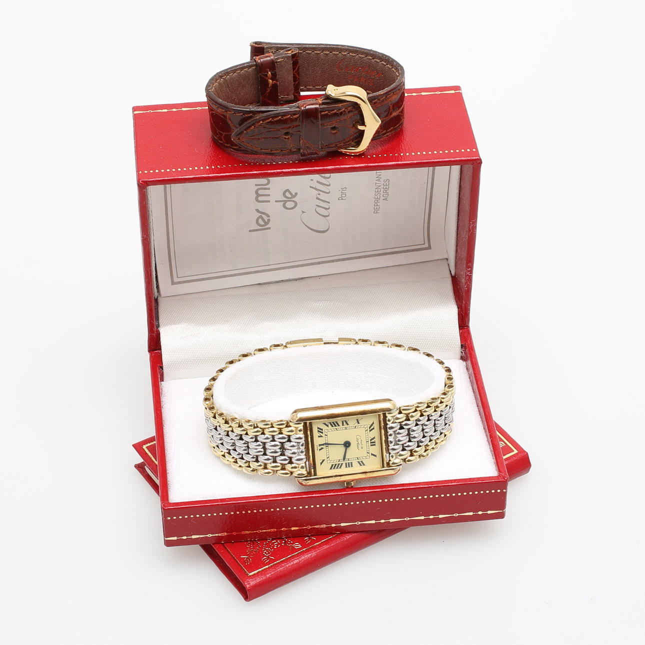 DAMARMBANDSUR, "Tank", Must de Cartier, Paris.