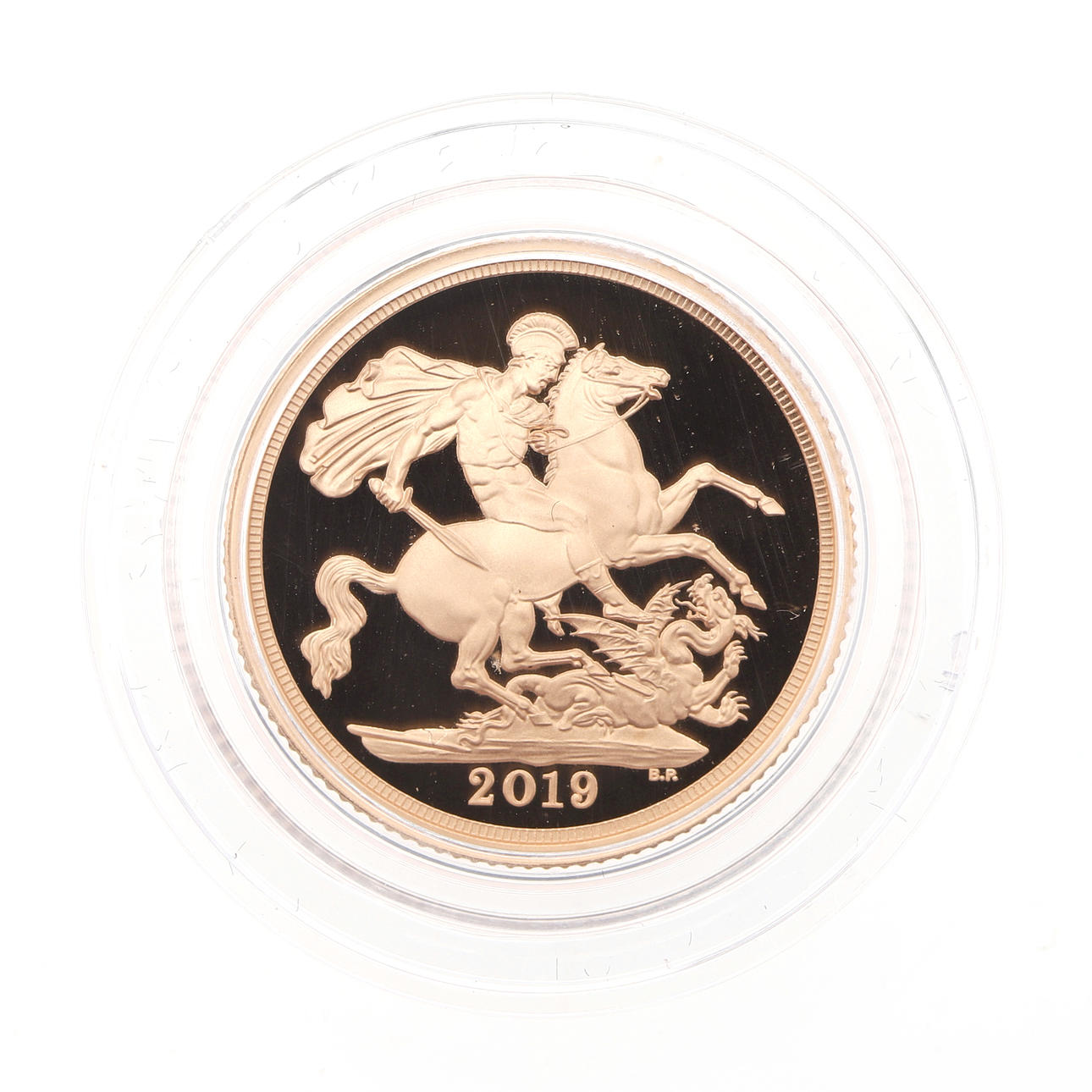 THE UK 2019 GOLD PROOF SOVEREIGN.