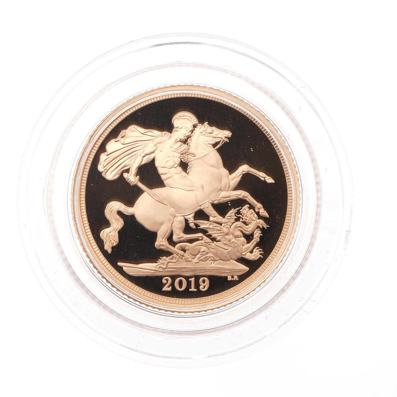 THE UK 2019 GOLD PROOF SOVEREIGN.