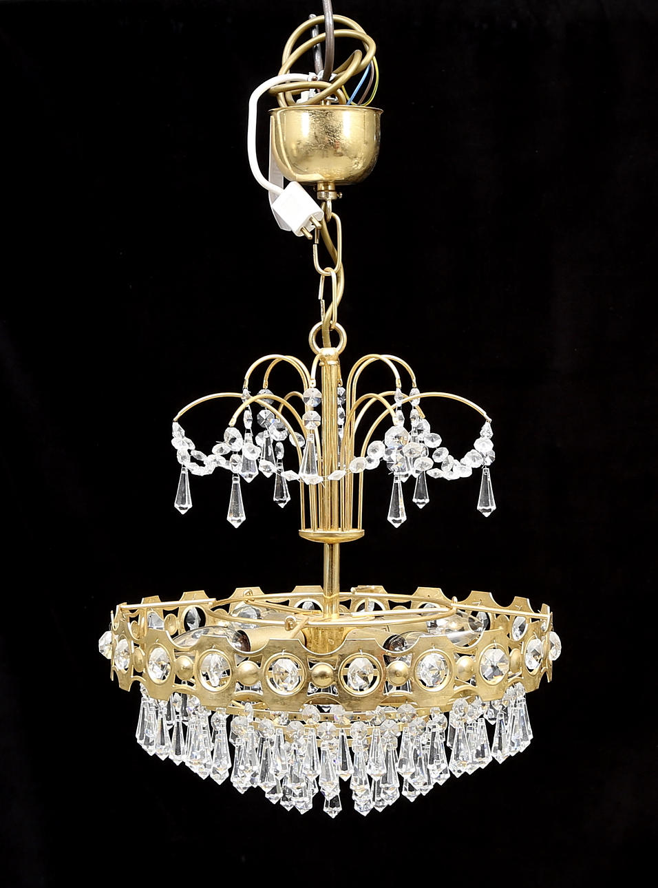 TAKARMATUR, Reijmyre Belysning, 1900-tal, total höjd ca. 56 cm.