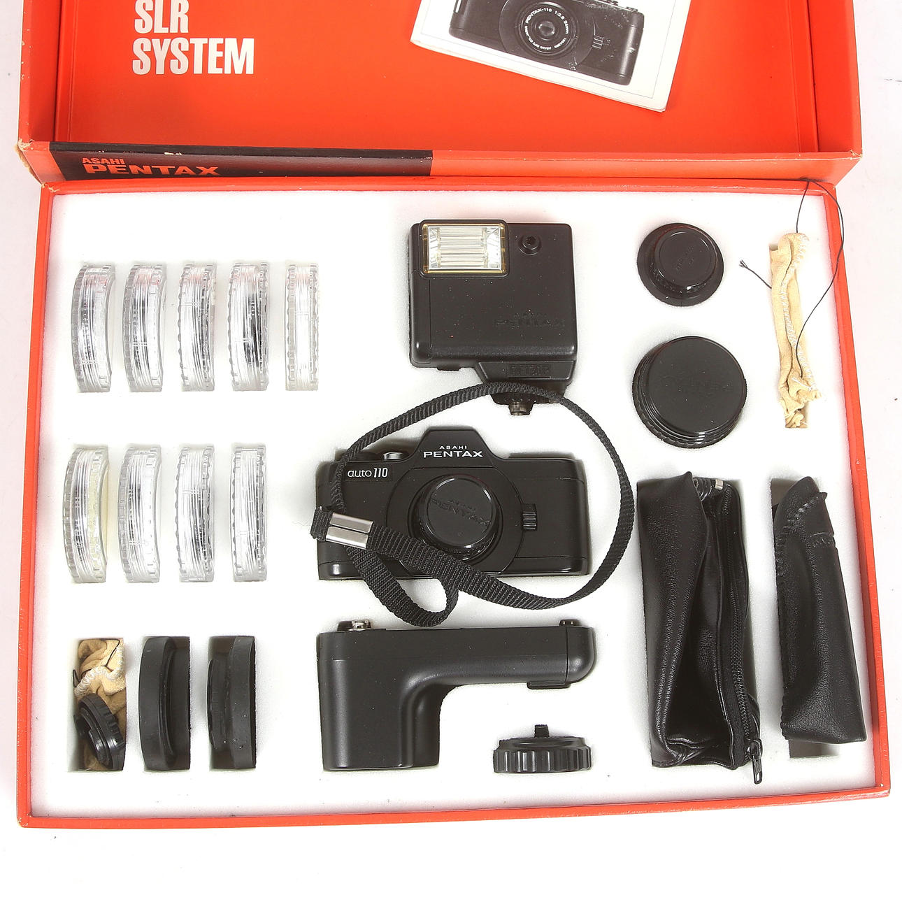 KAMERA, Asahi Pentax Auto 110, SLR-System. 1980er.